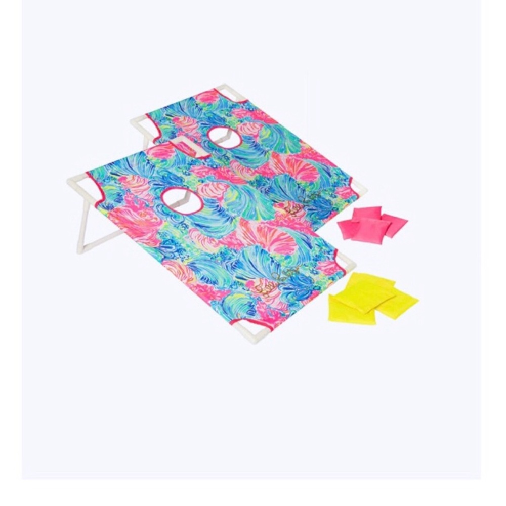 Lilly Pulitzer bean bag toss game. New in the box